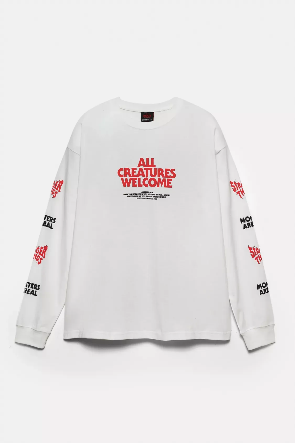 White Stranger Things T-shirt