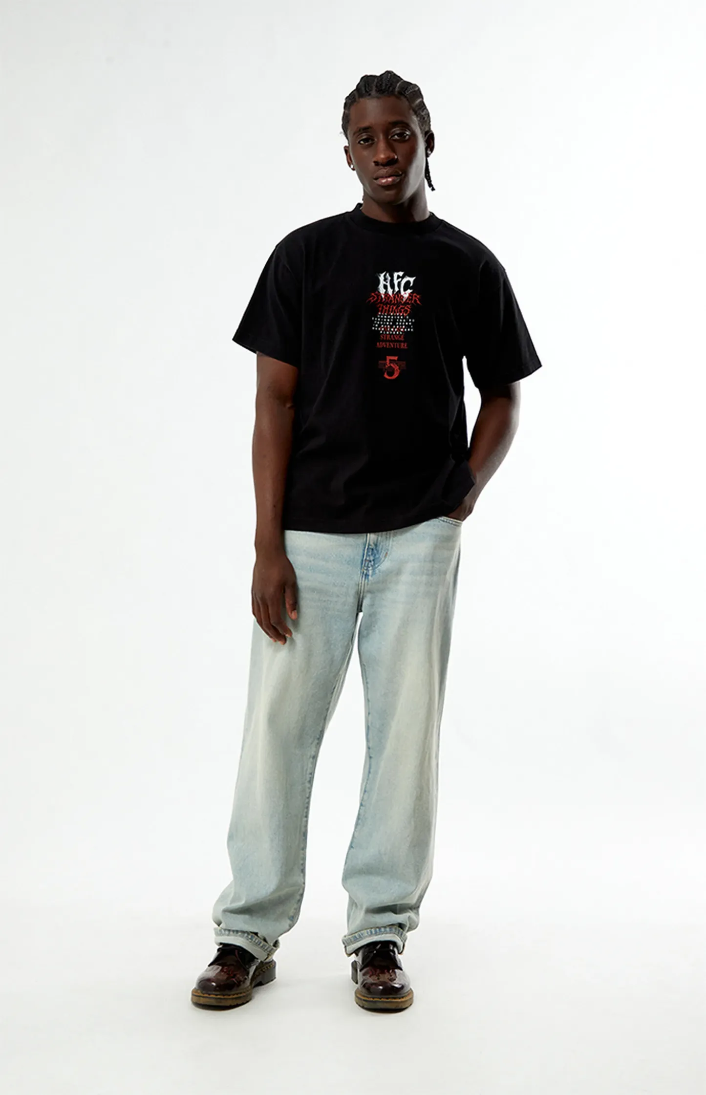 Stranger Things Hellfire Lives Oversized T-Shir