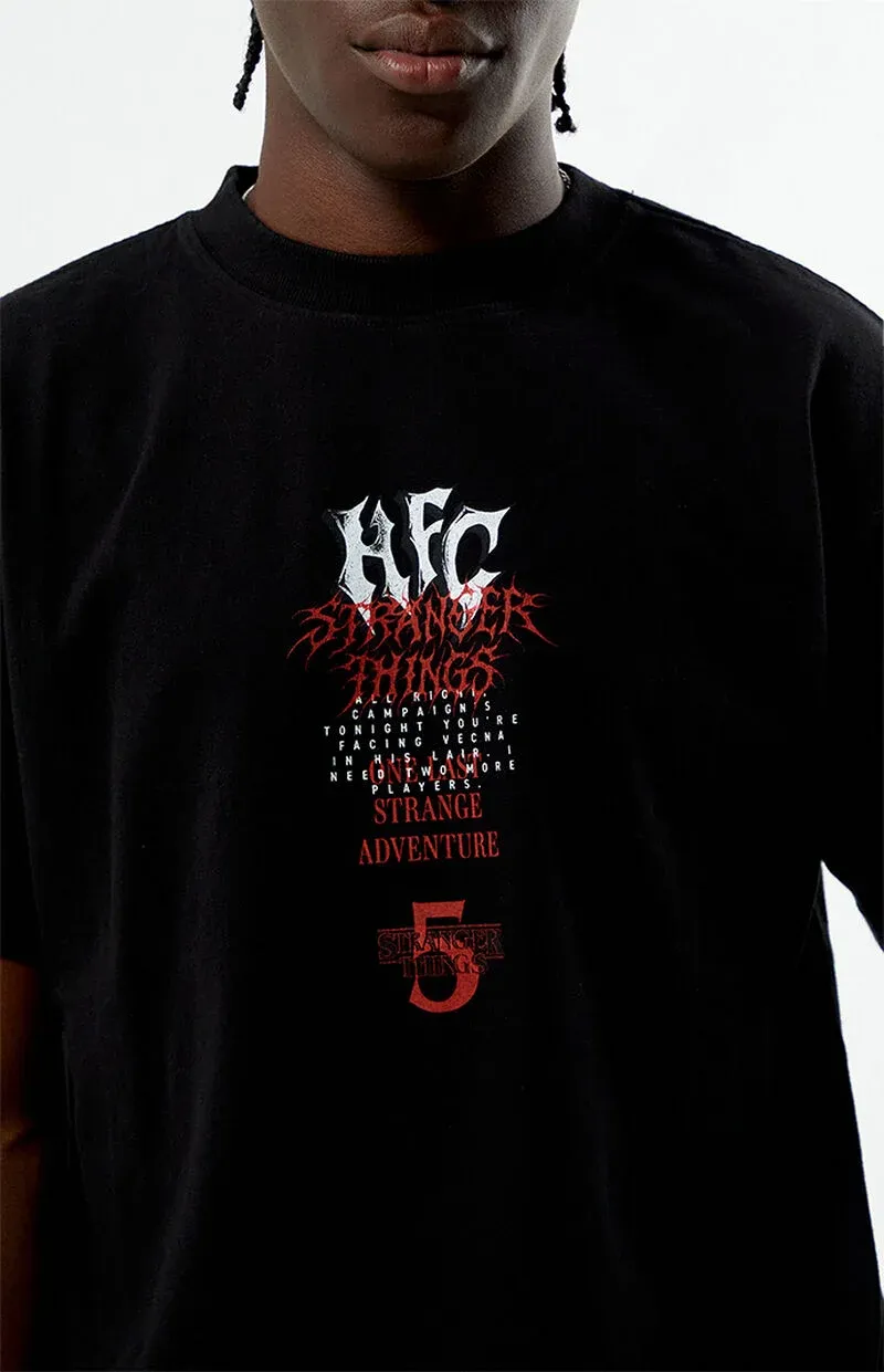 Stranger Things Hellfire Lives Oversized T-Shir