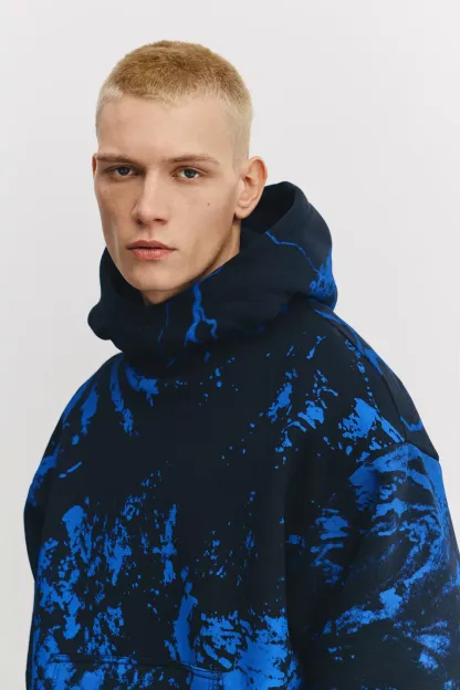 Stranger Things tie-dye hood sweatshirt