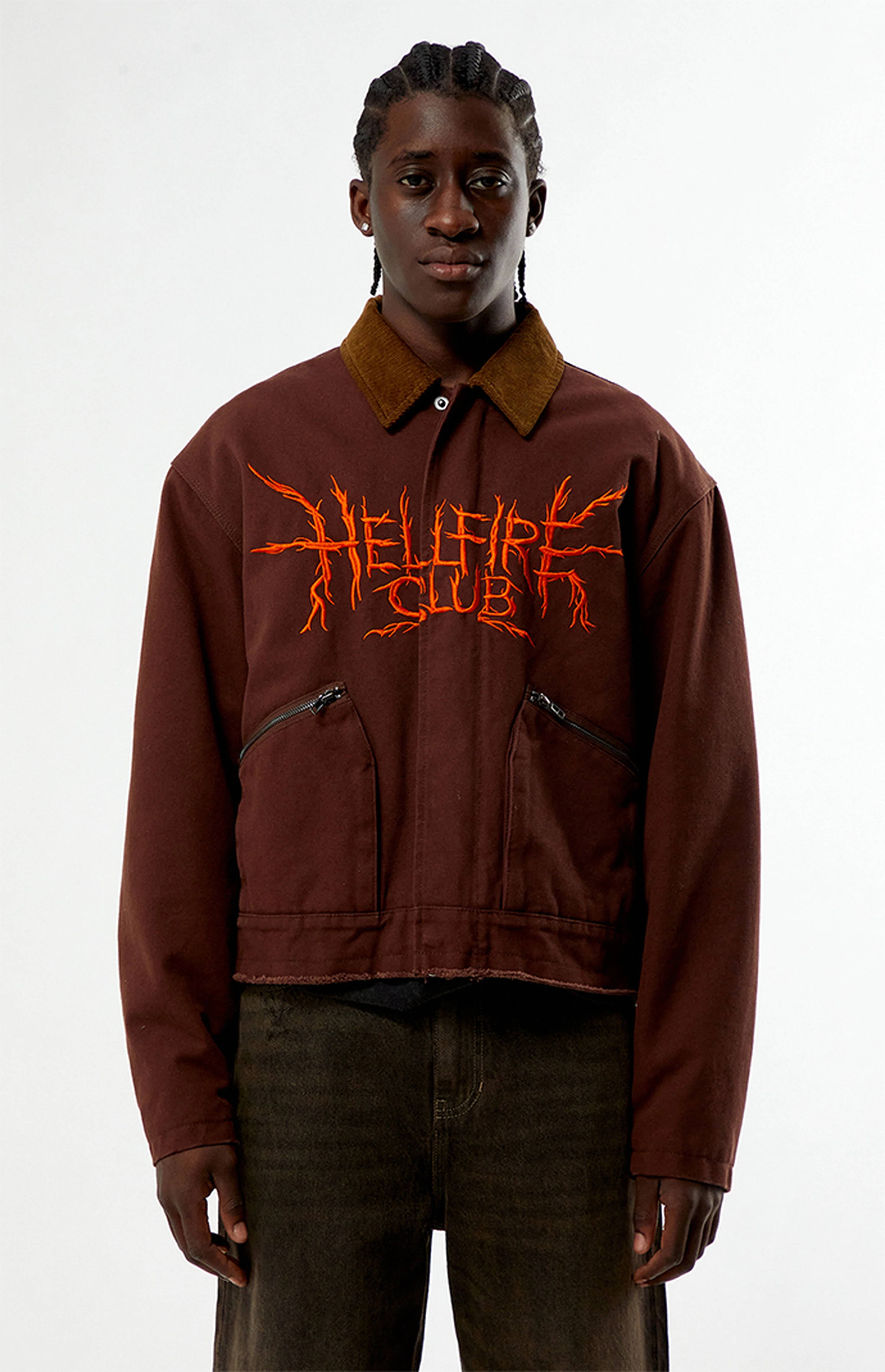 Stranger Things Hellfire Lives Garage Jacket