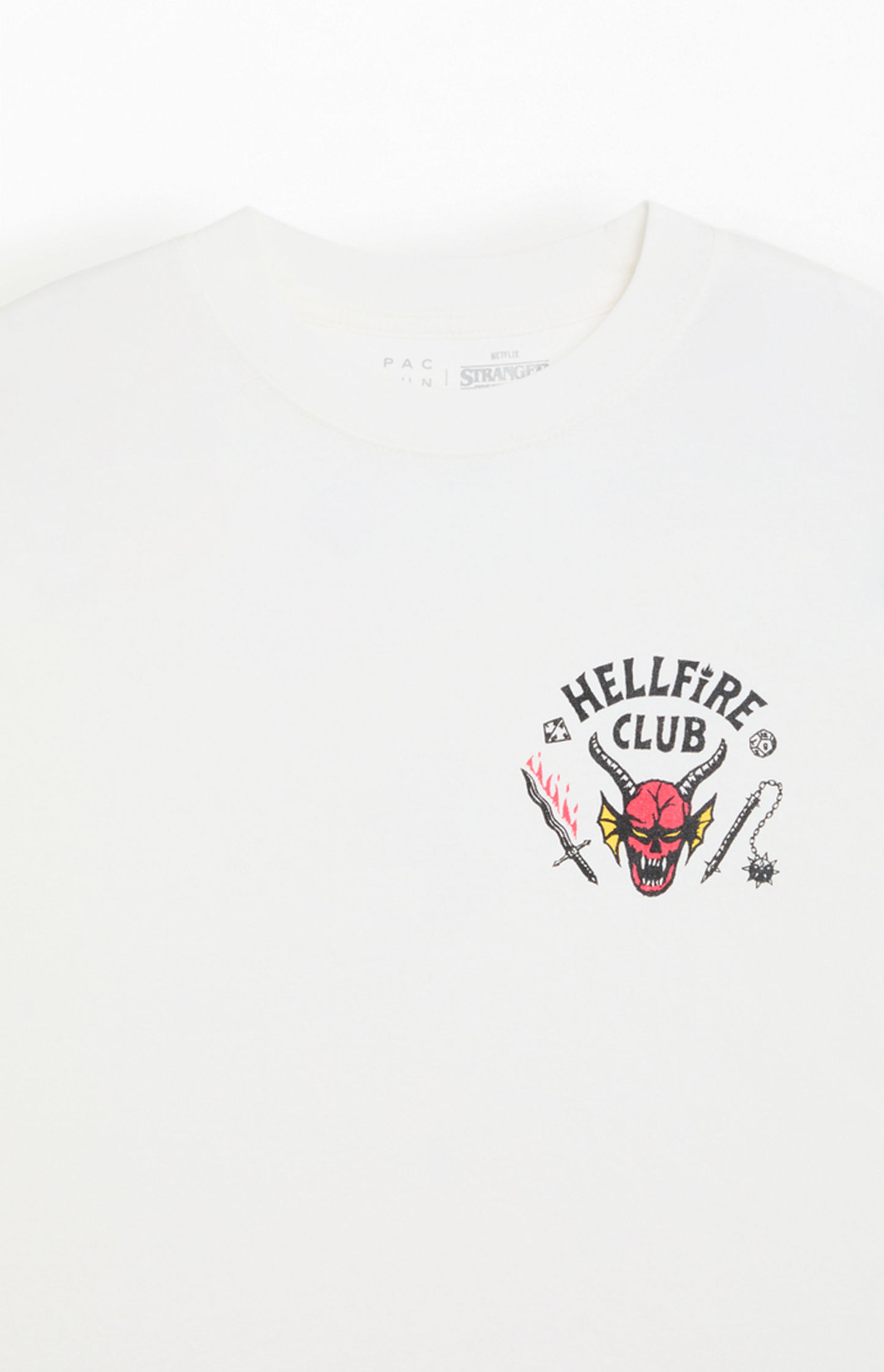 Stranger Things Hellfire Club Cropped T-Shirt