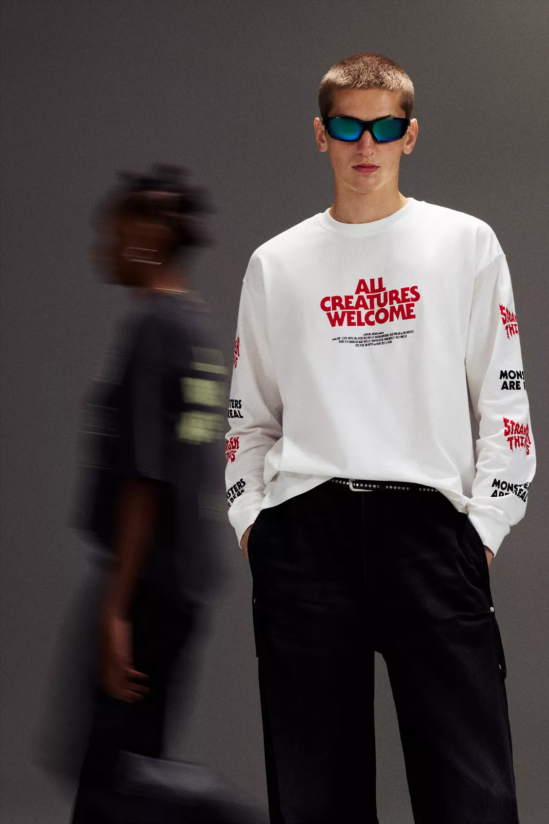 White Stranger Things T-shirt