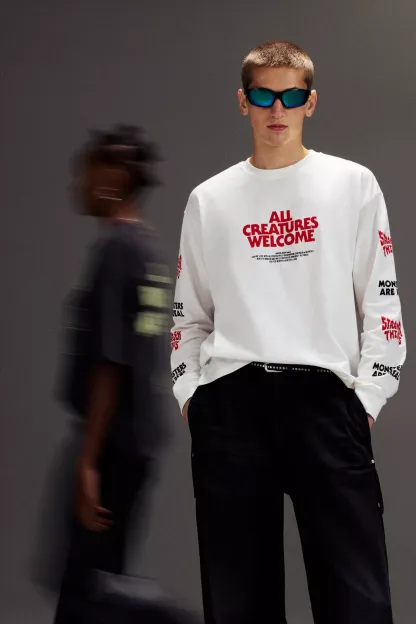 White Stranger Things T-shirt