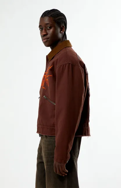 Stranger Things Hellfire Lives Garage Jacket