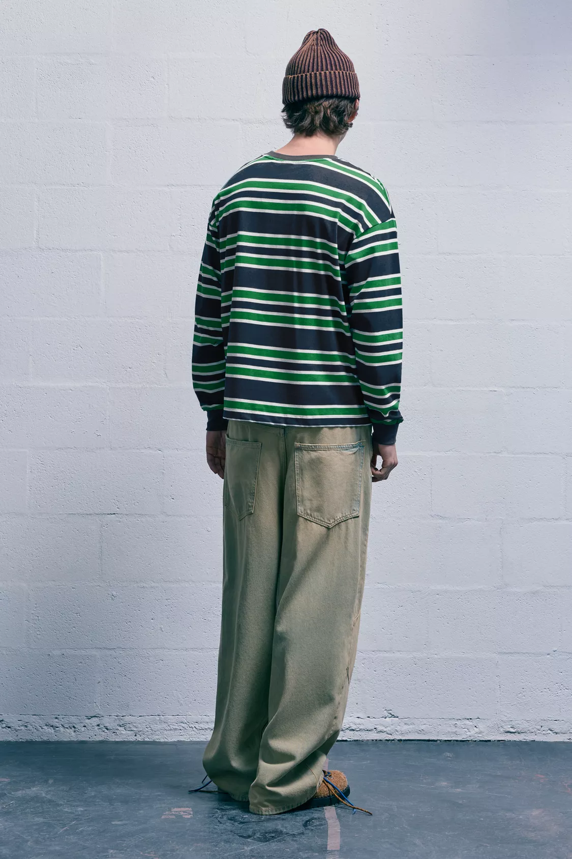 Striped Stranger Things T-shirt