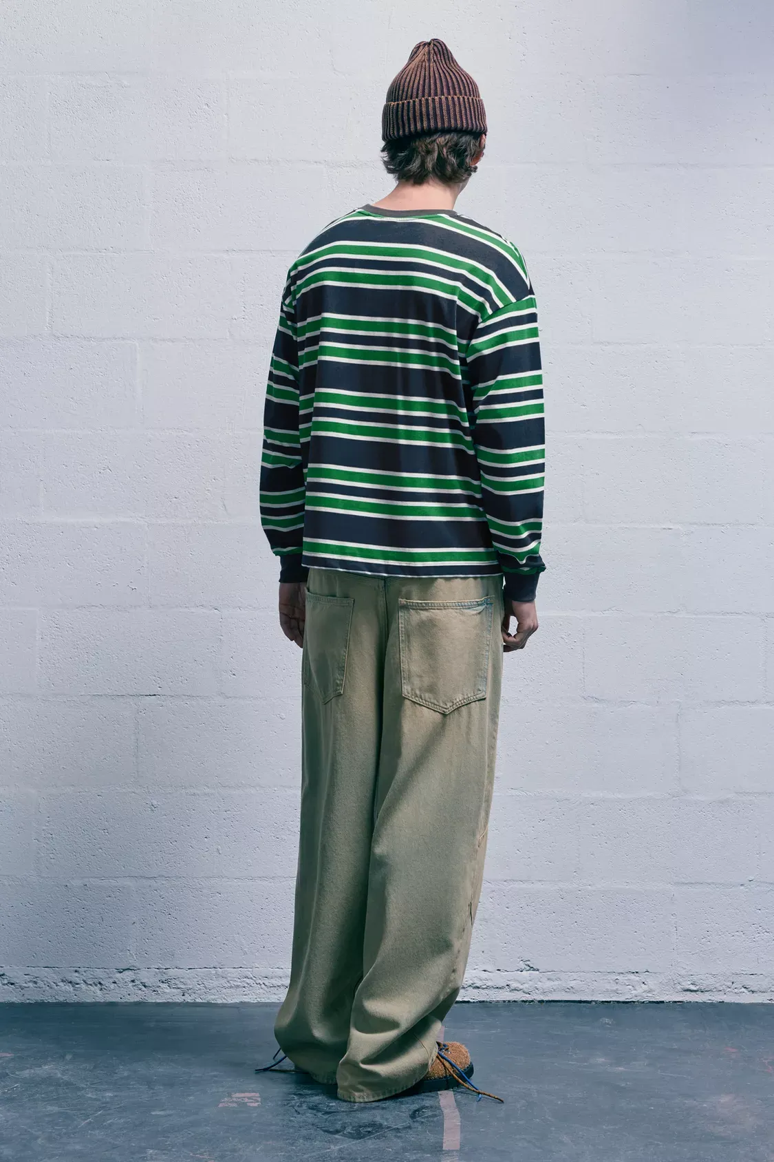 Striped Stranger Things T-shirt