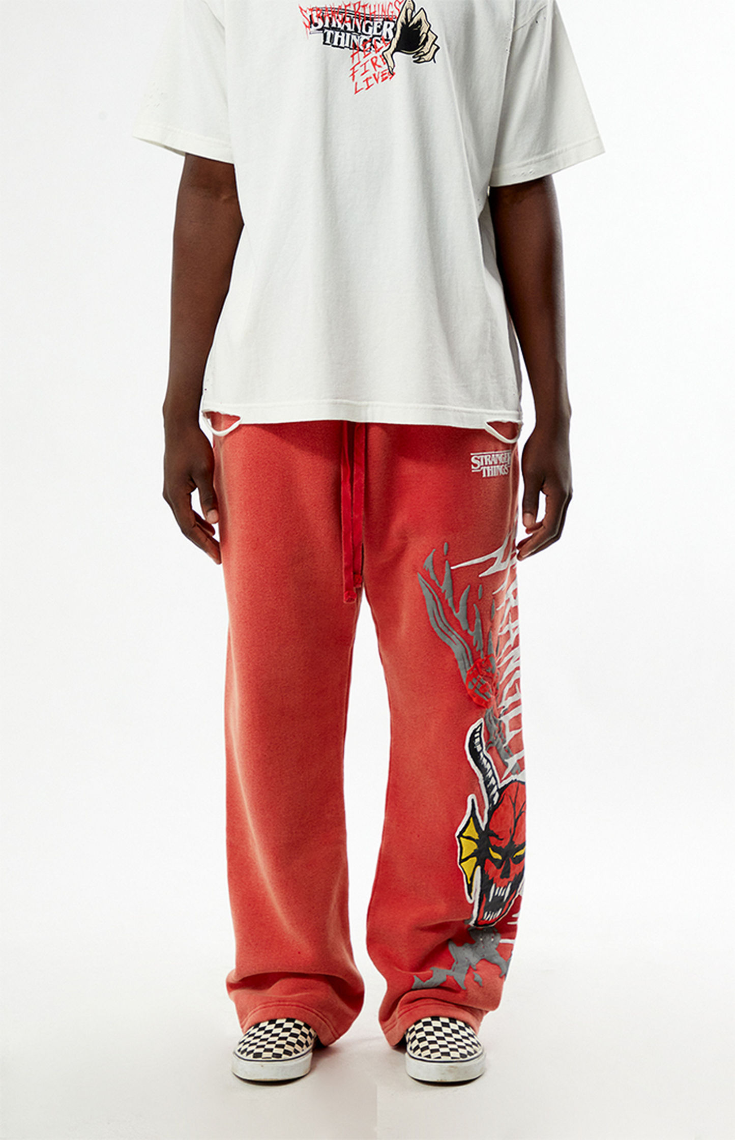 Stranger Things Red Hellfire Club Baggy Sweatpants