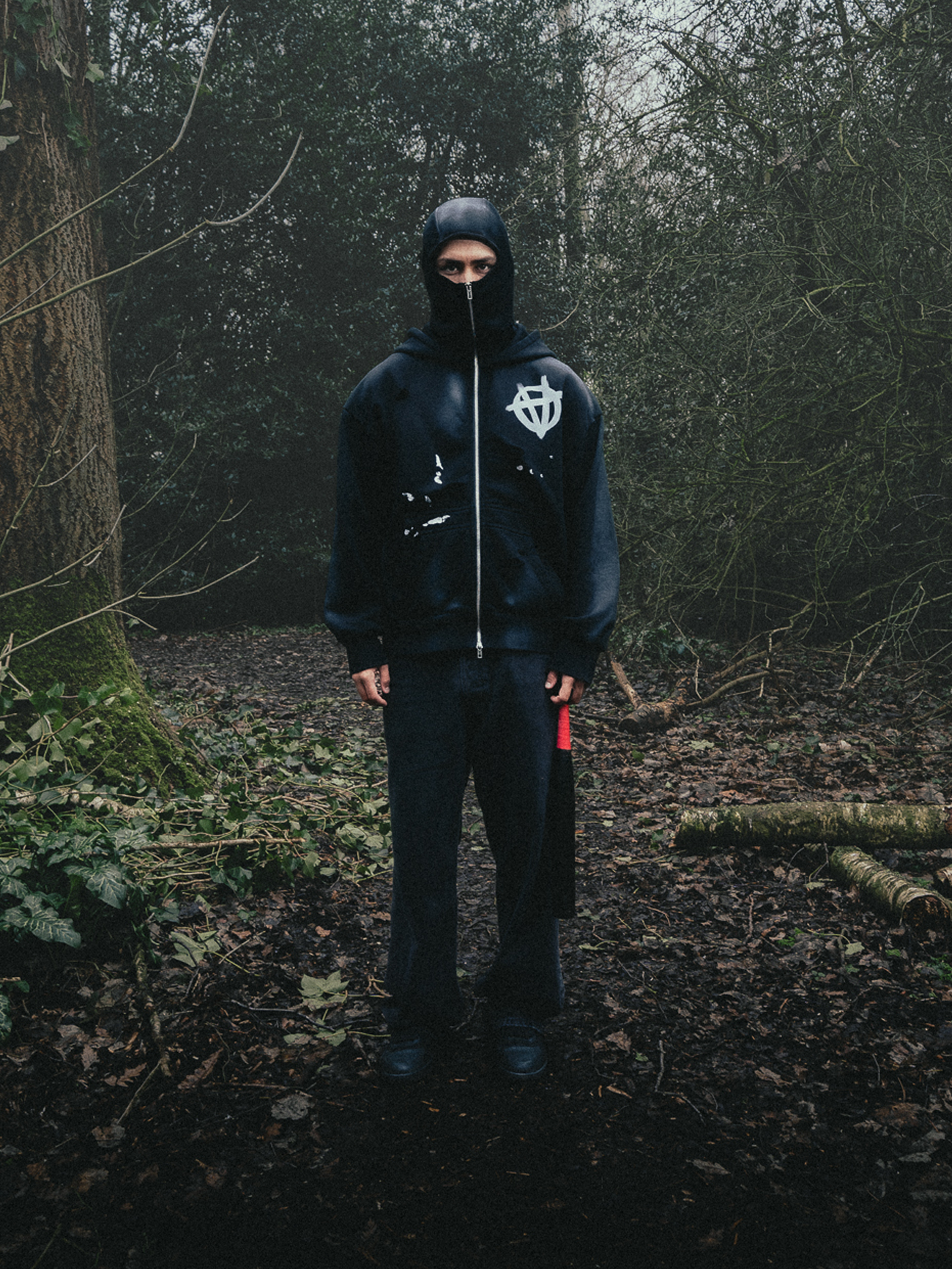 ANARCHAOS BALACLAVA ZIP-UP HOODIE