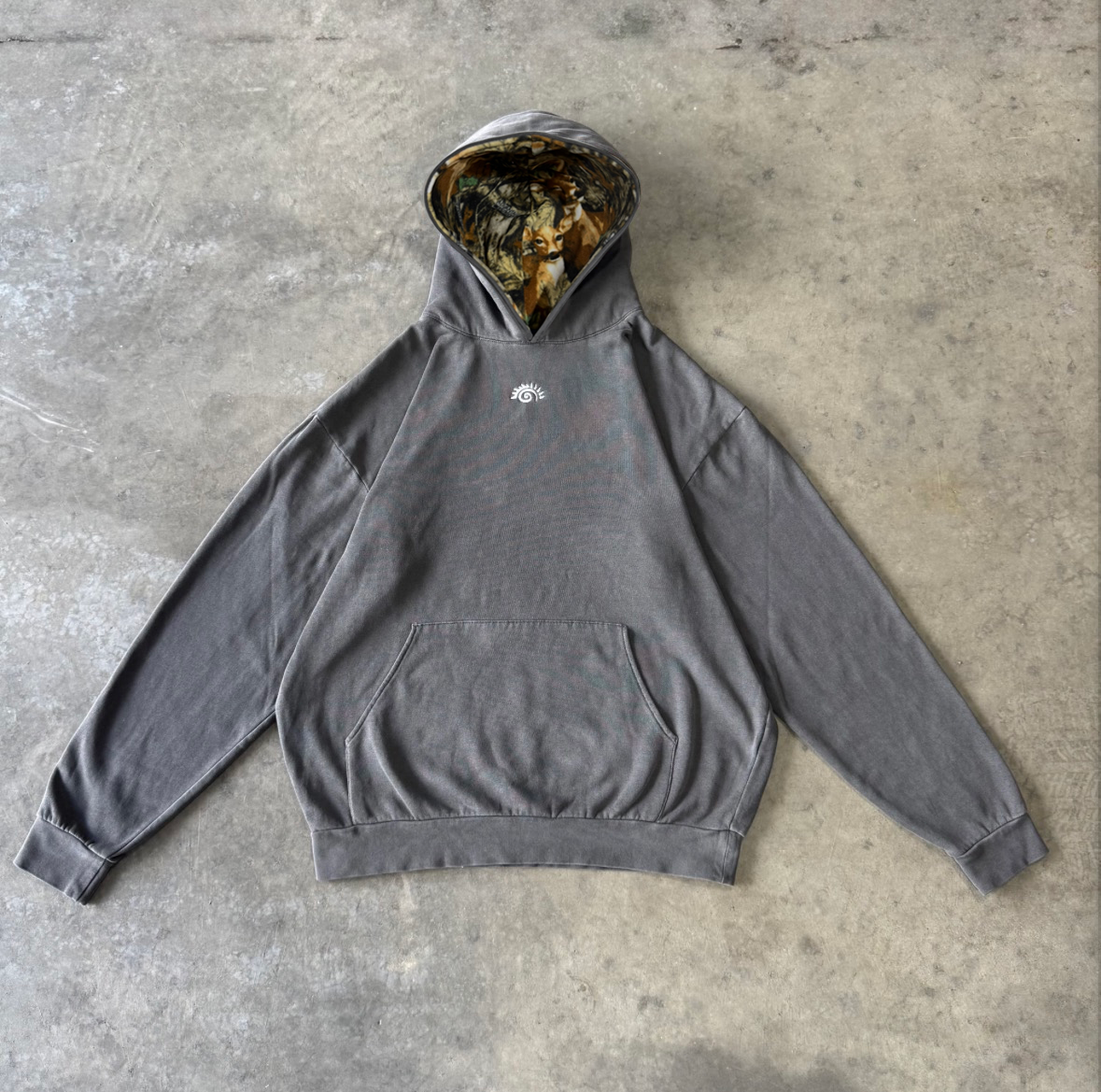 Camo Fleece Lined Hoodie