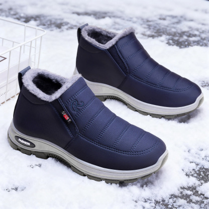 Women��s Slip-On Fleece-Lined Winter Boots �C Warm, Waterproof & Anti-Slip