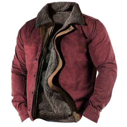 🔥Only Today 70% OFF🔥Men’s Warm Winter Coat with Zipper & Fleece Lining【Men Can’t Get Enough Of These Cozy Jackets!】