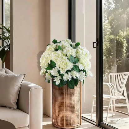 ✨This Week's Special Price $25.97💥🔥Artificial Outdoor Hydrangea Flowers - UV resistant, Waterproof, Windproof