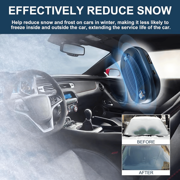❄️2025 Newest Electromagnetic Snow and Ice Prevention Device (Solar Powered)
