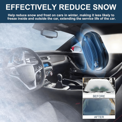 ❄️2025 Newest Electromagnetic Snow and Ice Prevention Device (Solar Powered)