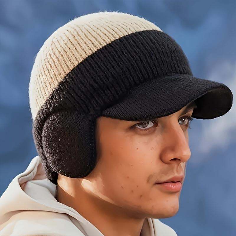 ❄️ Men’s Winter Knitted Earflap Hat