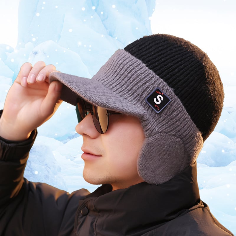 ❄️ Men’s Winter Knitted Earflap Hat