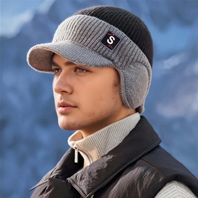 ❄️ Men’s Winter Knitted Earflap Hat