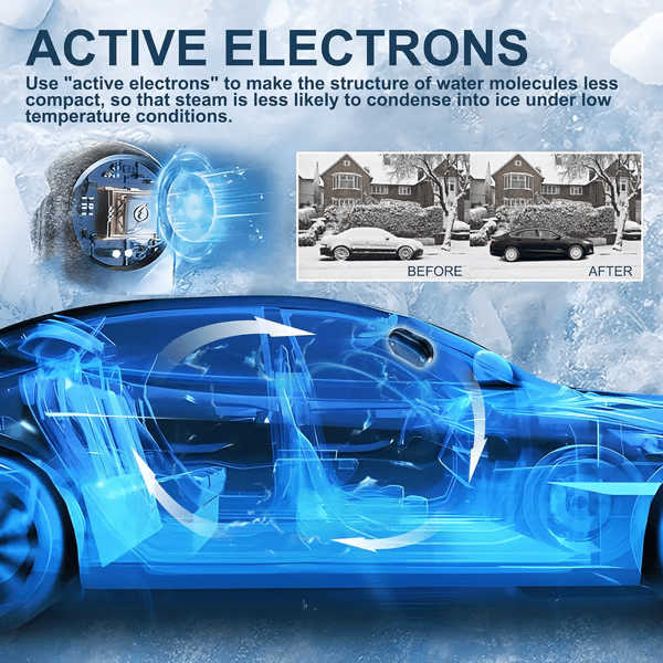 ❄️2025 Newest Electromagnetic Snow and Ice Prevention Device (Solar Powered)