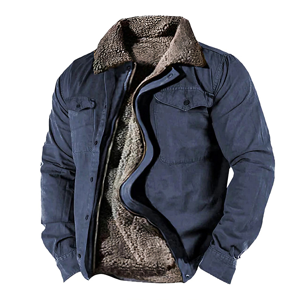 🔥Only Today 70% OFF🔥Men’s Warm Winter Coat with Zipper & Fleece Lining【Men Can’t Get Enough Of These Cozy Jackets!】