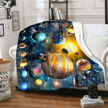 🦖Artistic Print Flannel Throw Blanket