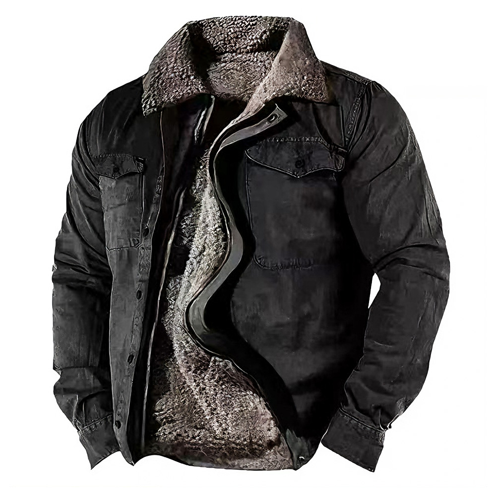 🔥Only Today 70% OFF🔥Men’s Warm Winter Coat with Zipper & Fleece Lining【Men Can’t Get Enough Of These Cozy Jackets!】