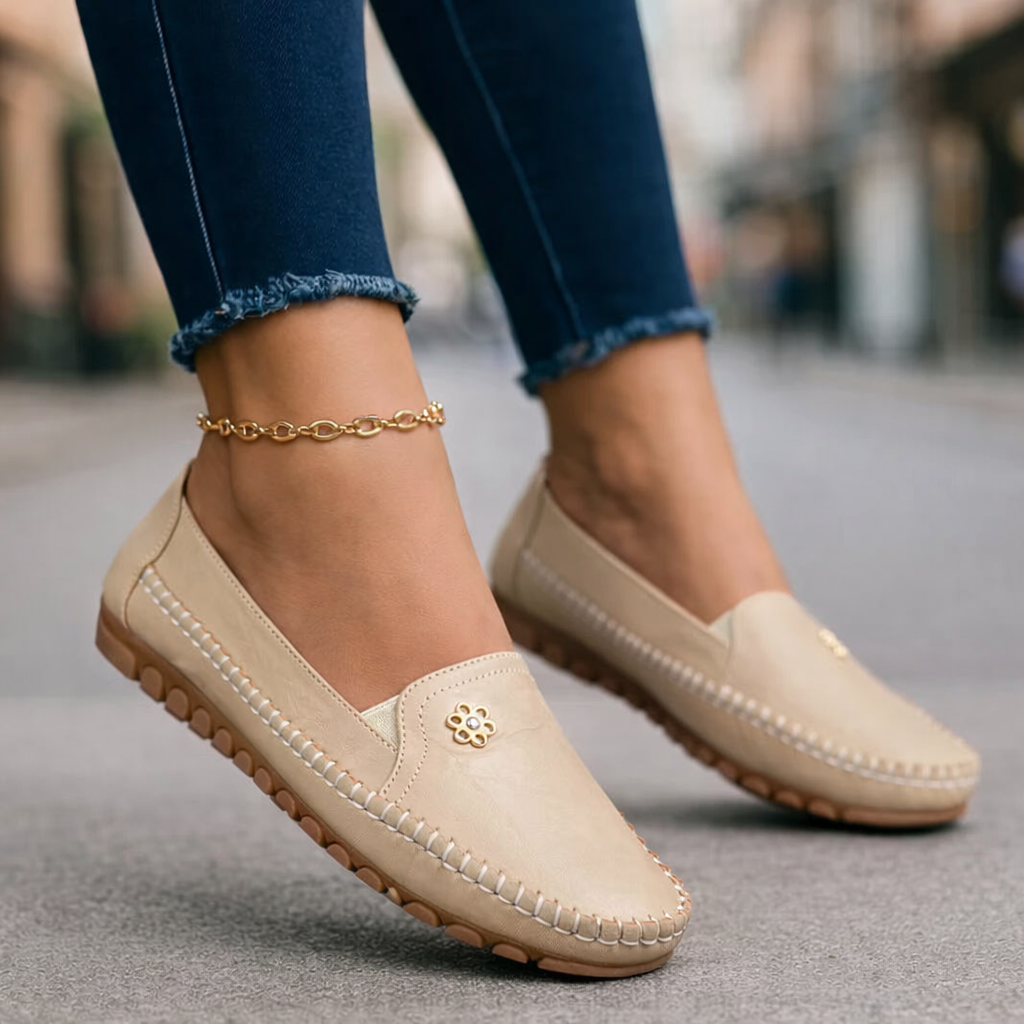 [Copy]Women's Orthopedic Leather Shoes – Lightweight, Breathable, Anti-Slip