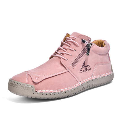 Women’s Orthopedic Casual Leather Boots – Wide Toe Box, Arch Support, Waterproof Design, and Pressure Relief for Everyday Wear and Travel