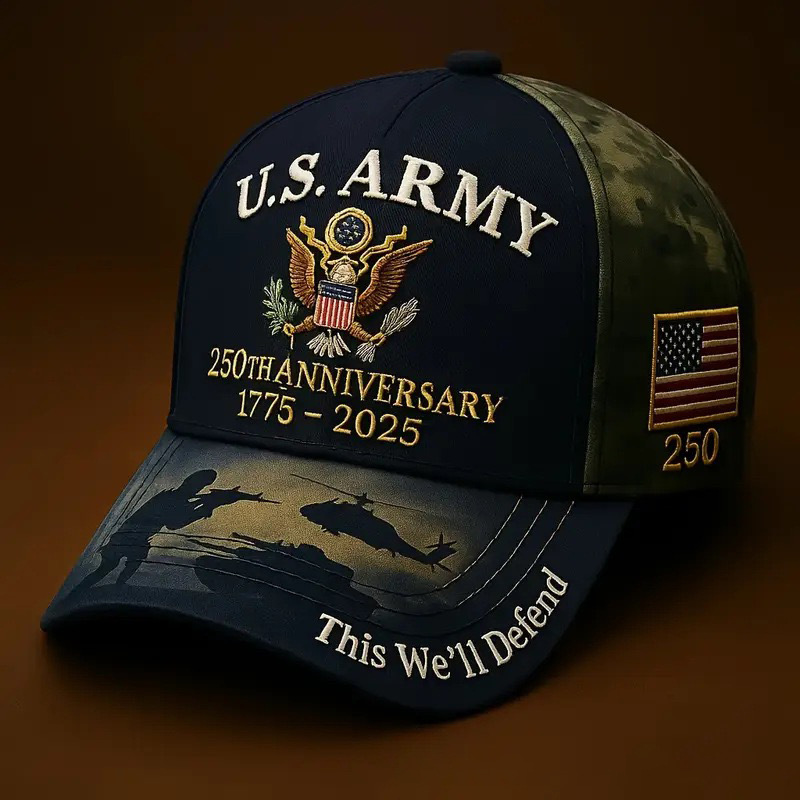 🔥 Father’s Day Sale - ❤ U.S. Army 250th Anniversary Commemorative Embroidered Cap 🇺🇸