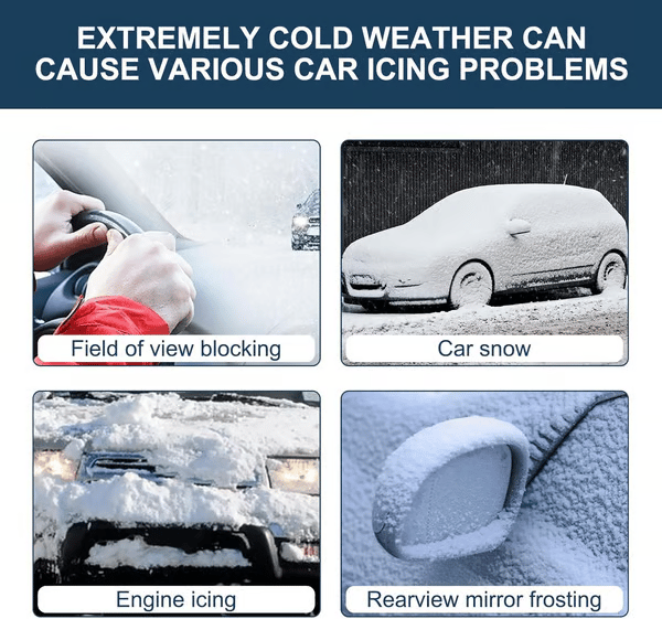 ❄️2025 Newest Electromagnetic Snow and Ice Prevention Device (Solar Powered)