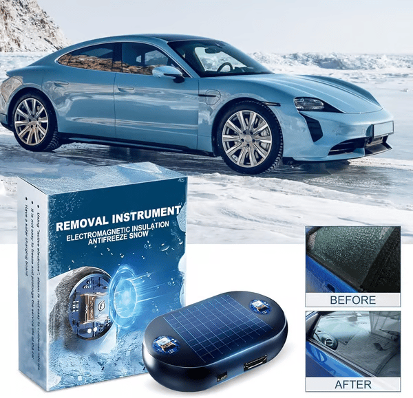 ❄️2025 Newest Electromagnetic Snow and Ice Prevention Device (Solar Powered)