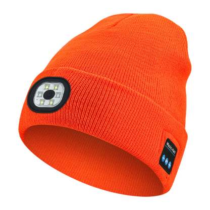 🔥— Gift Bluetooth Beanie with LED Headlight and Removable Speakers❄️