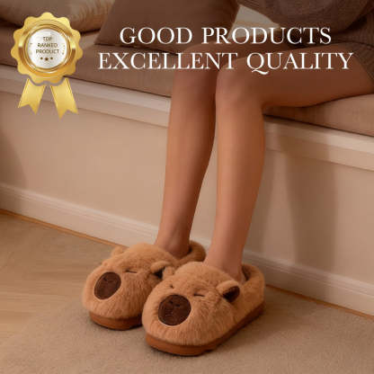 🐾Warm Indoor Non-Slip Capybara Slippers🎁