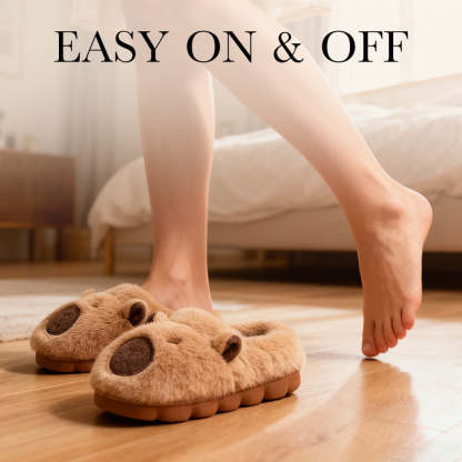 🐾Warm Indoor Non-Slip Capybara Slippers🎁