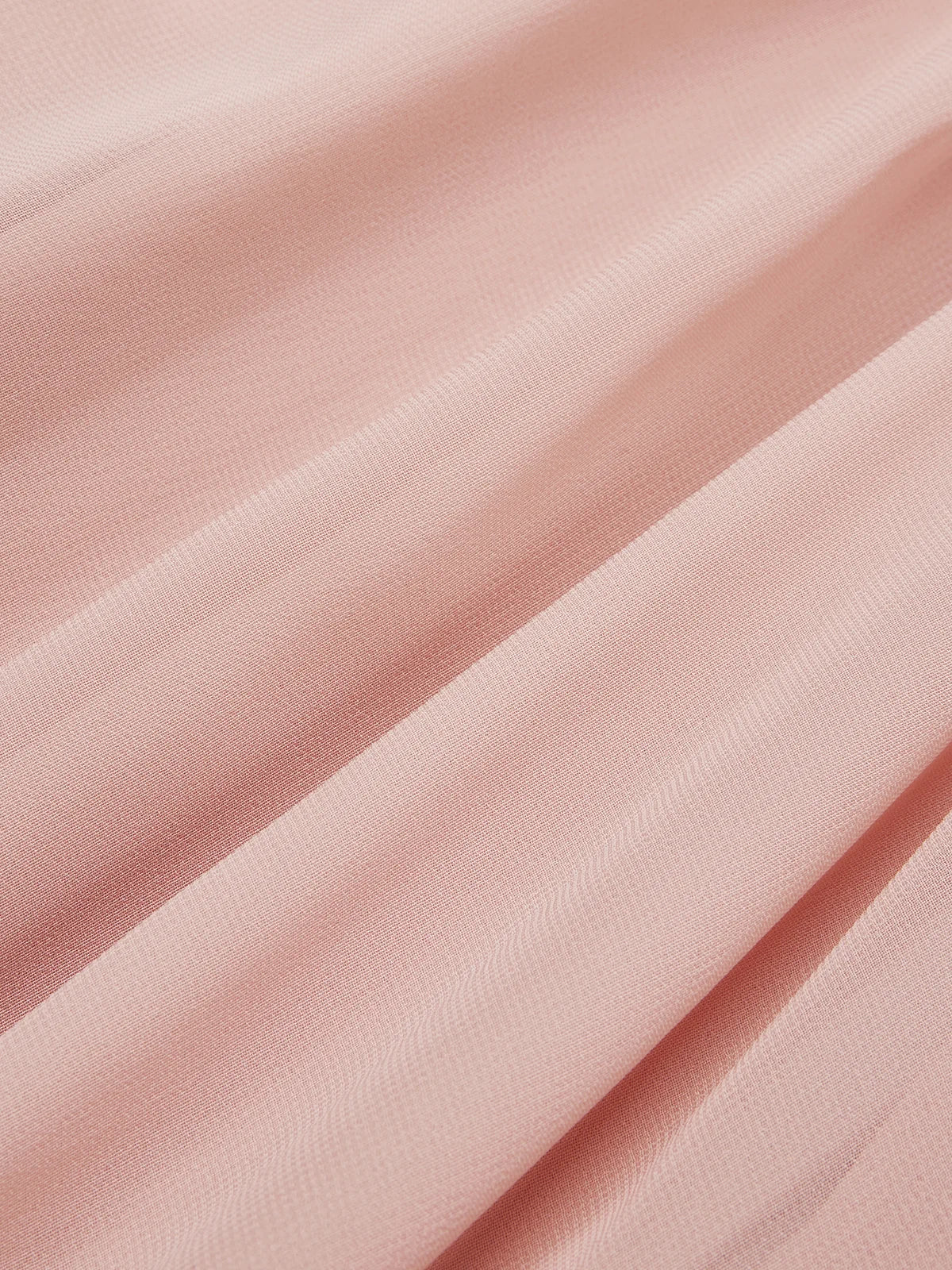 Pink A Line Chiffon V Neck Sleeveless Floor Length Dresses With 3D Flower