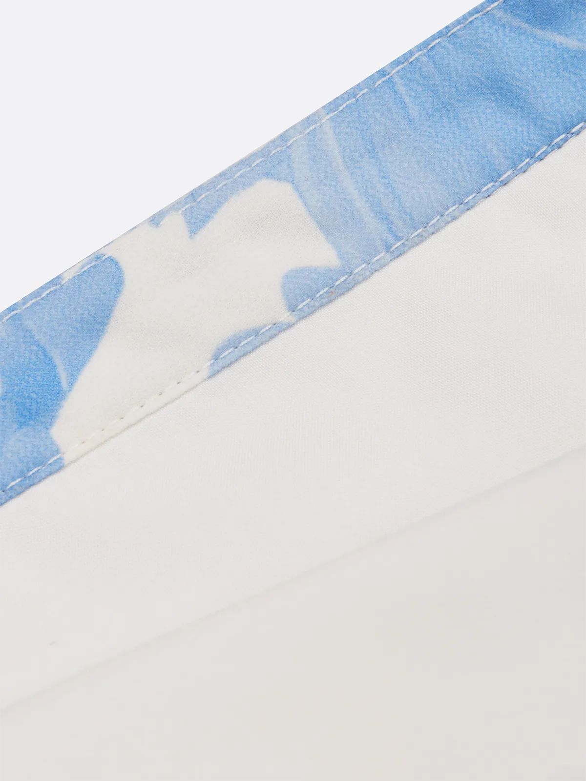 Light Blue Chiffon Floral V Neck Sleeveless A-Line Maxi Dress