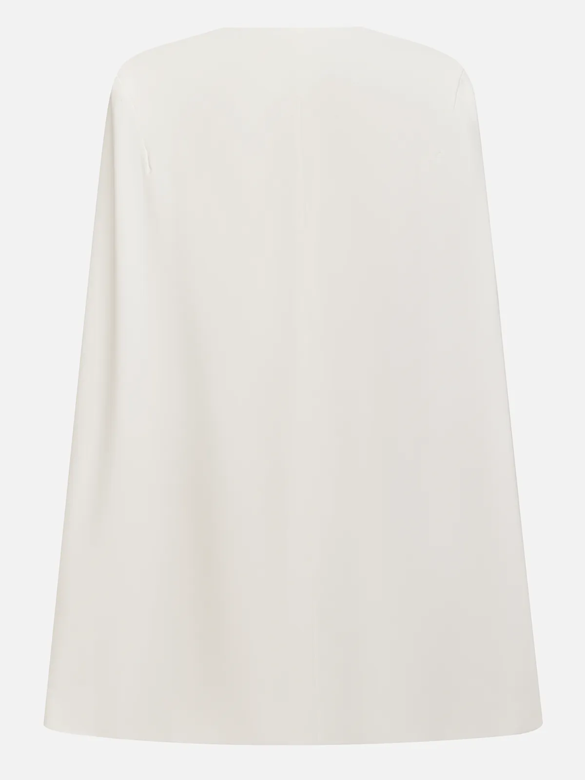 White Buckle Blazer V Neck Sleeveless A-Line Mini Homecoming Dress