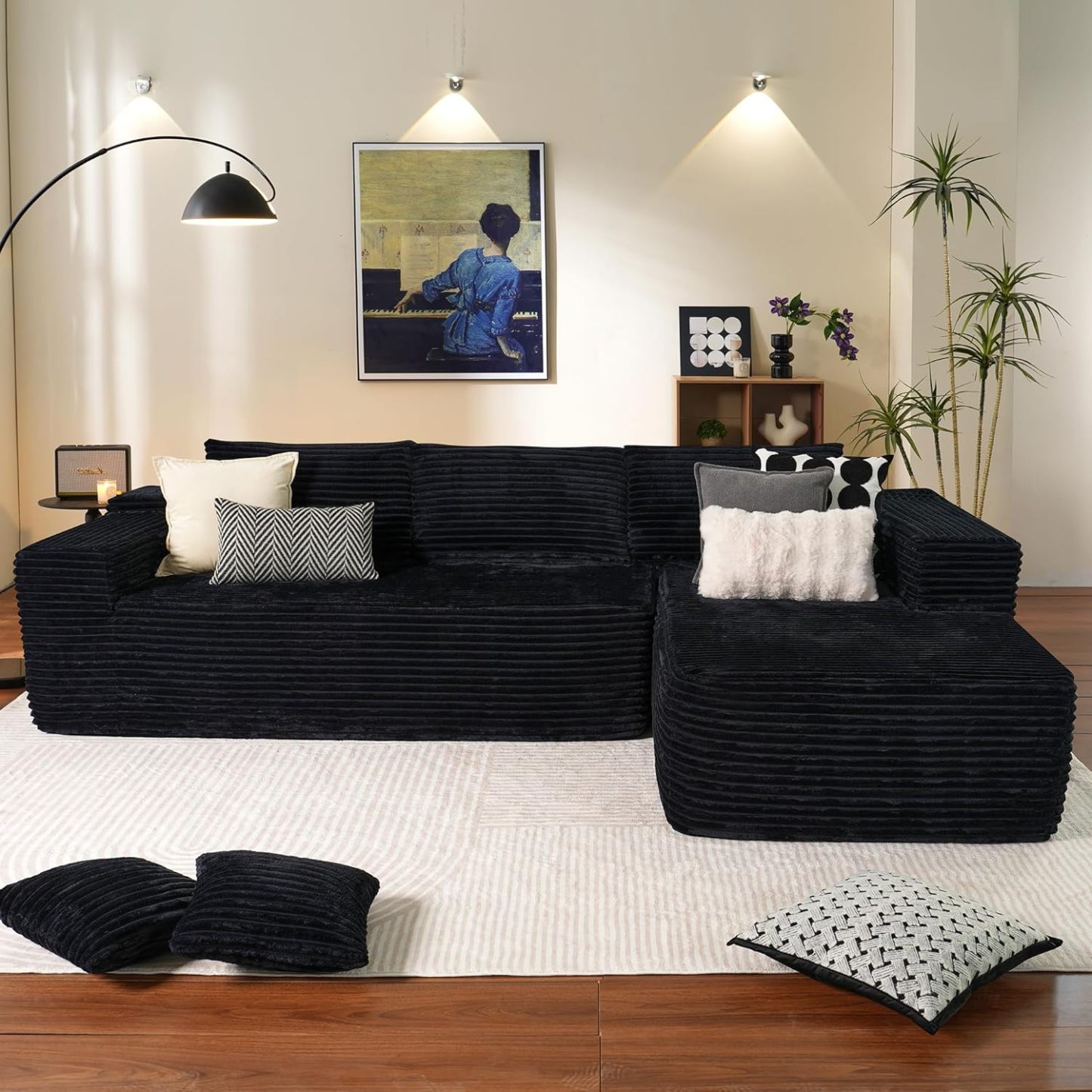 💥Last Day $39.99! 🔥Minimalist L-Shape Couch
