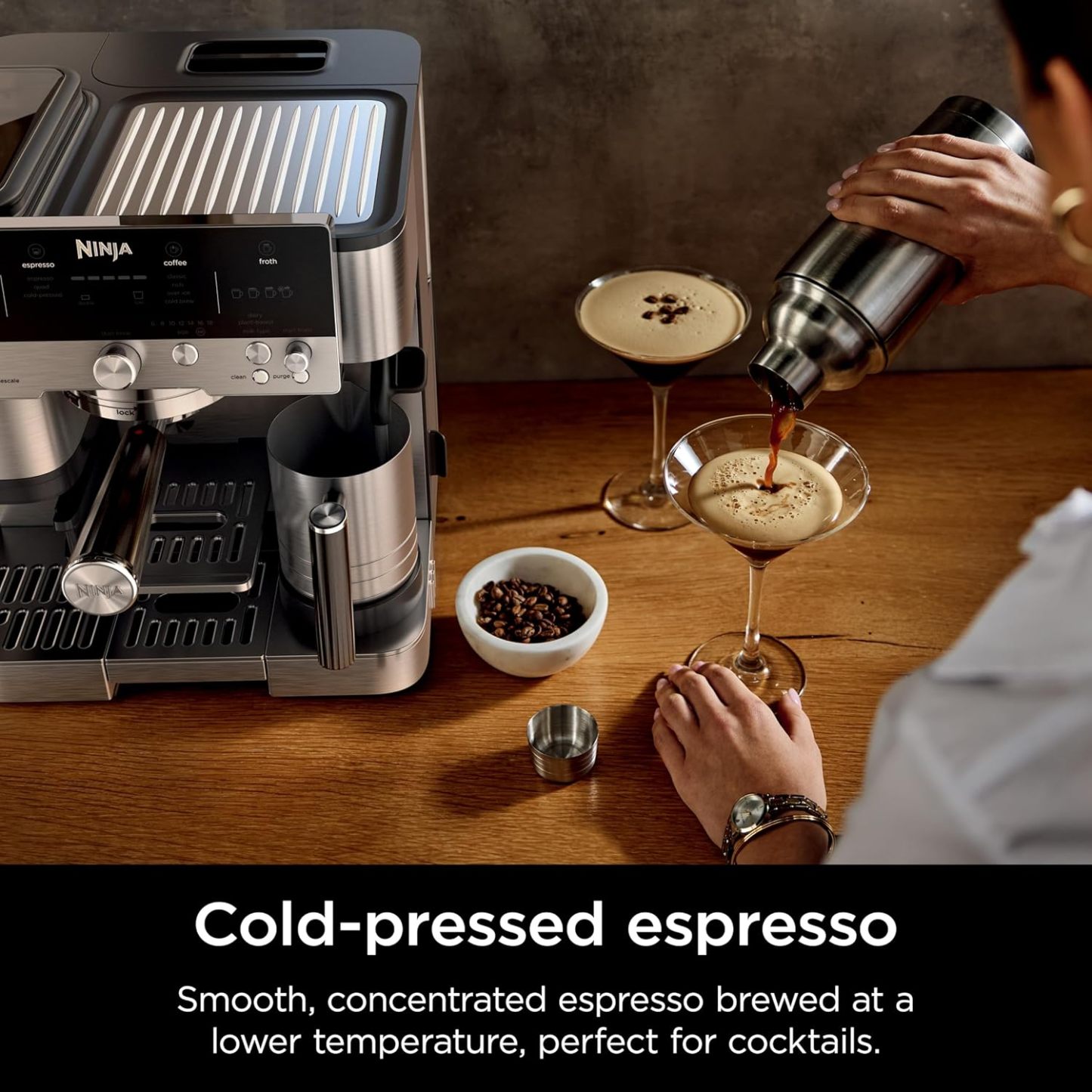 Ninja Luxe Café 3-in-1 Espresso, Drip Coffee and Cold Brew Machine