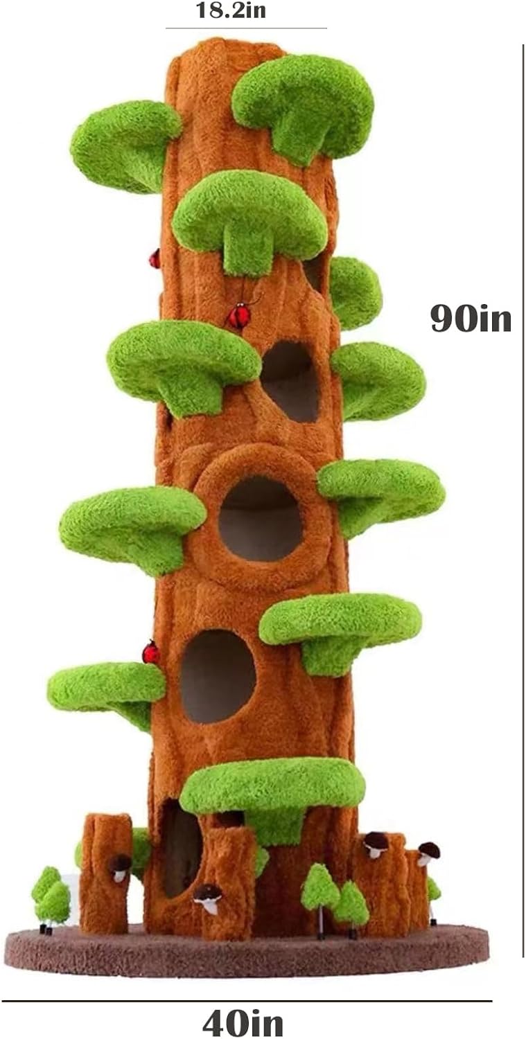 🐱 Oversized Luxury Cat Tree Tower for Multi-Cat Homes