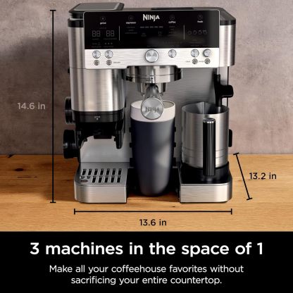 Ninja Luxe Café 3-in-1 Espresso, Drip Coffee and Cold Brew Machine