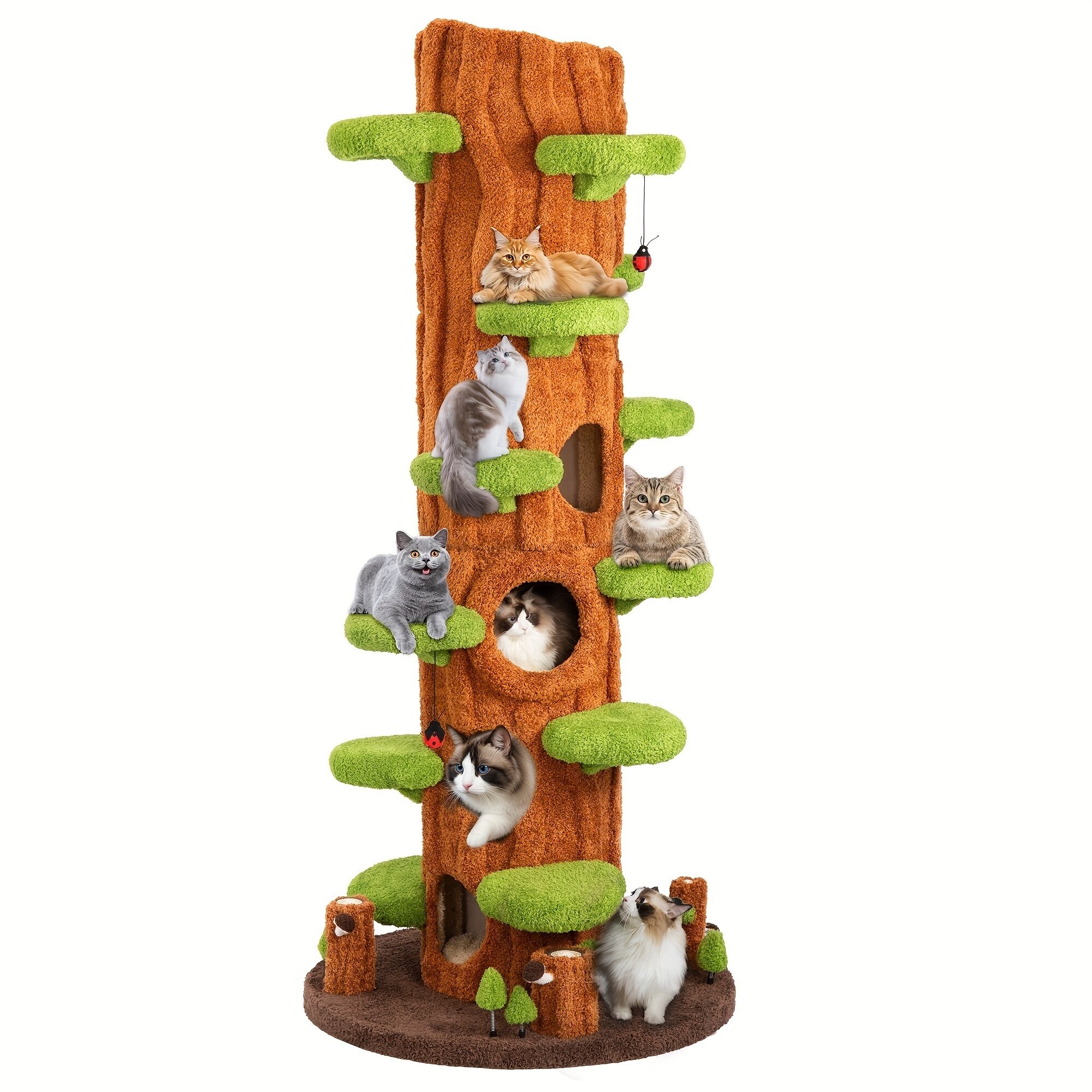 🐱 Oversized Luxury Cat Tree Tower for Multi-Cat Homes