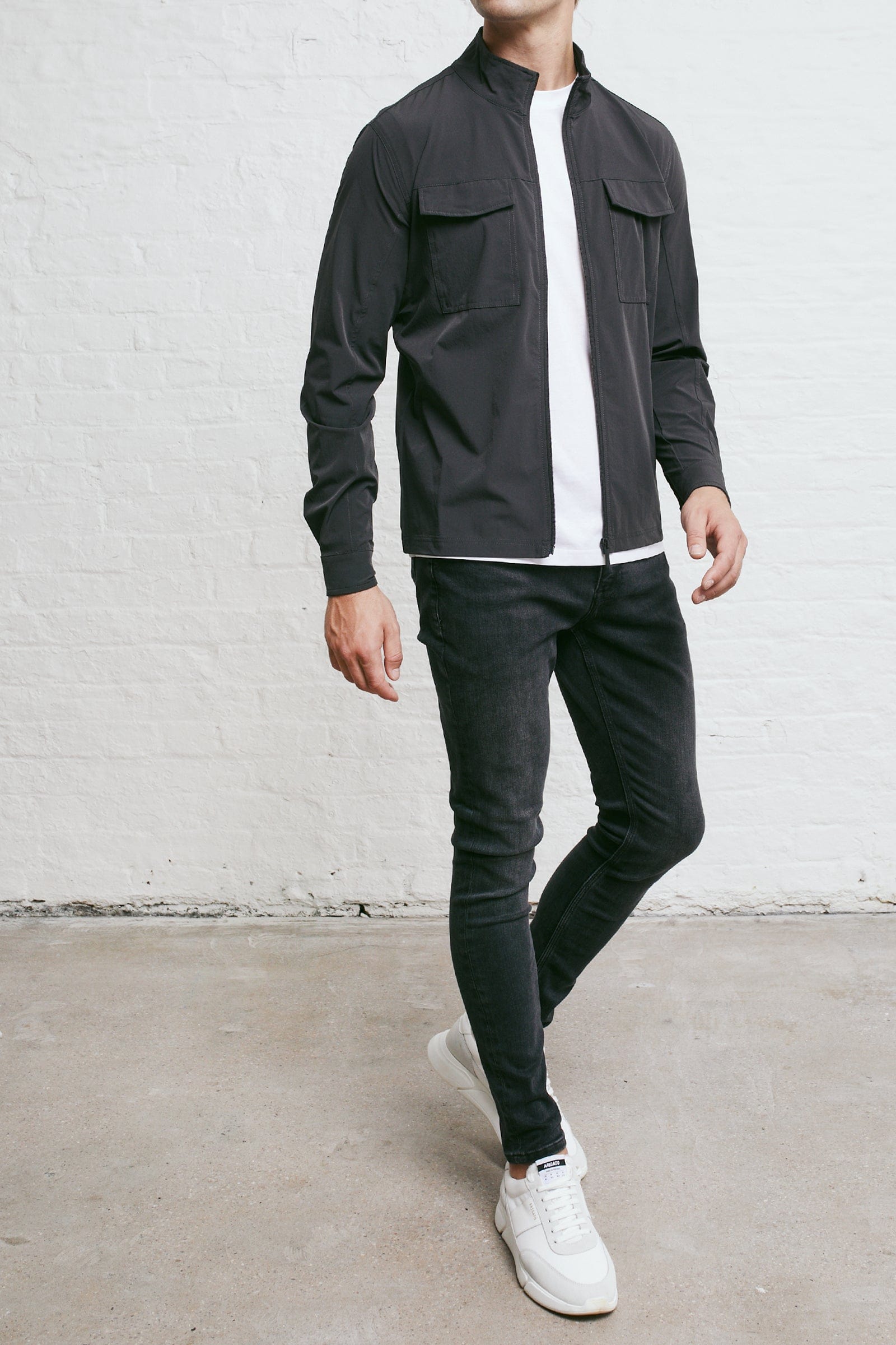 Cargo Jacket -  Charcoal