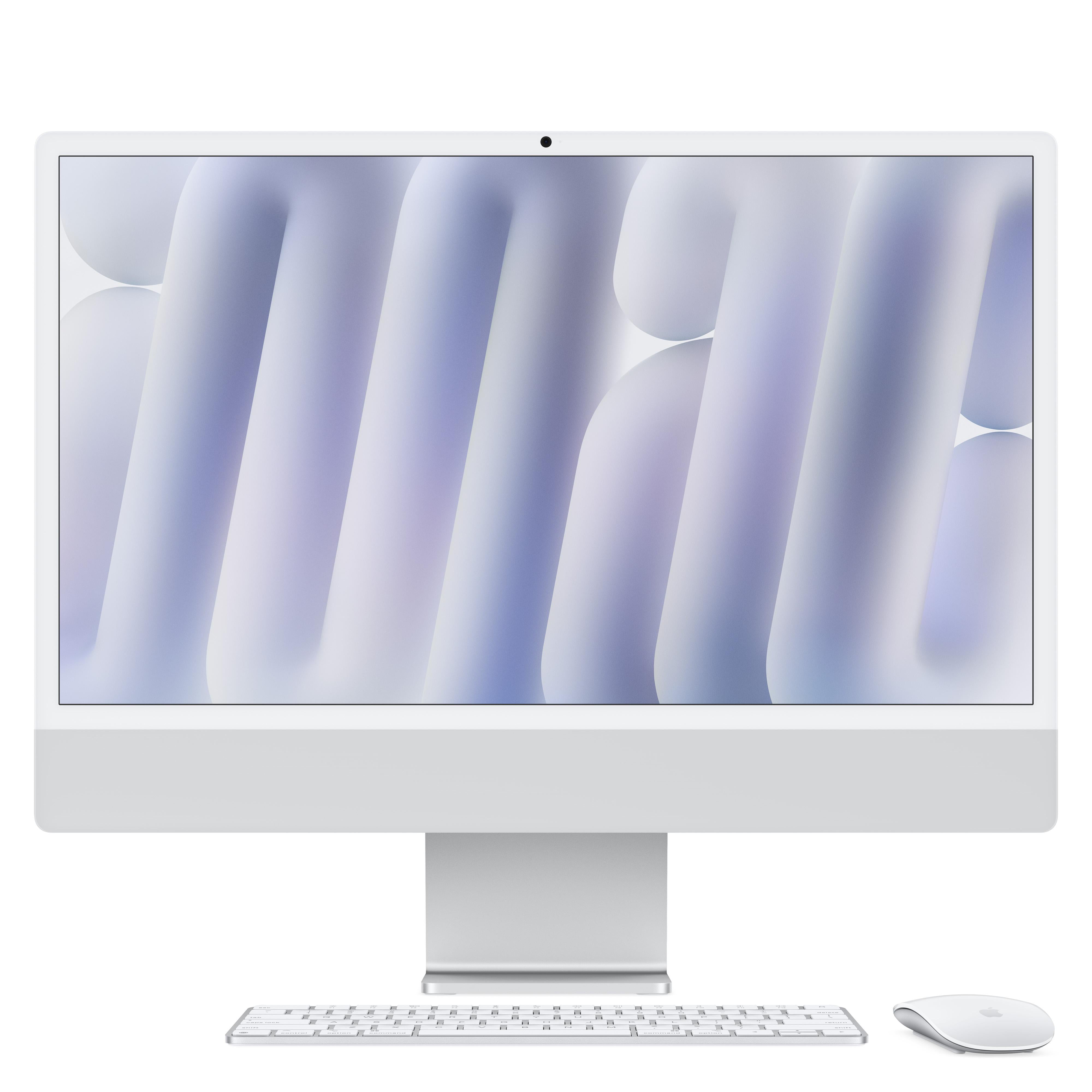 24-inch iMthtac with Retina 4.5K display: Apthtple M4 chip with 8-core CPU and 8‑core GPU, 256GB SSD - Silver
