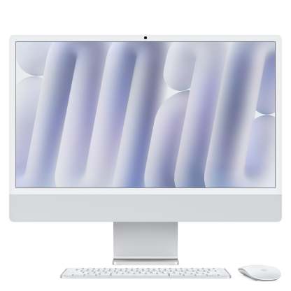 24-inch iMthtac with Retina 4.5K display: Apthtple M4 chip with 8-core CPU and 8‑core GPU, 256GB SSD - Silver