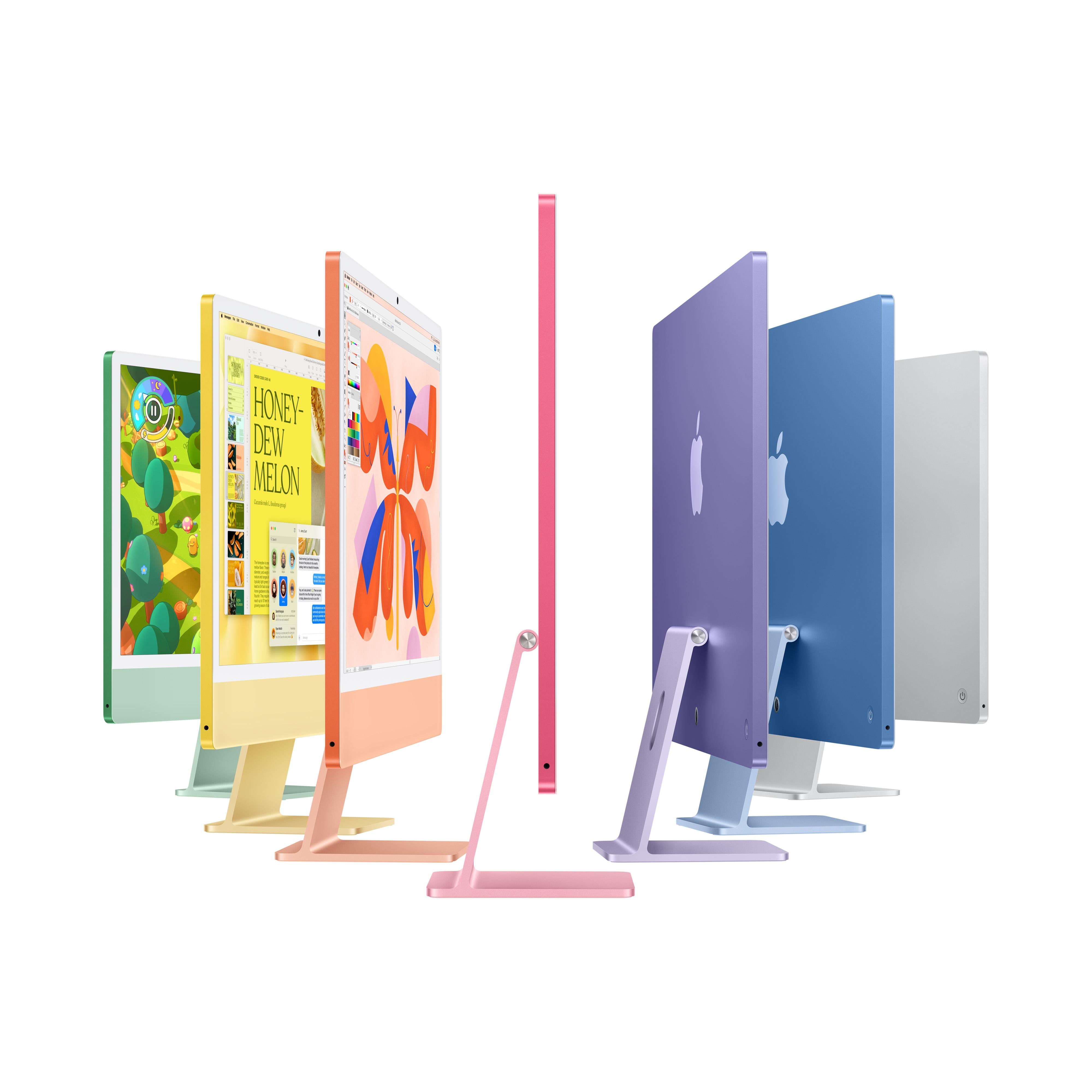 24-inch iMthtac with Retina 4.5K display: Apthtple M4 chip with 8-core CPU and 8‑core GPU, 256GB SSD - Silver