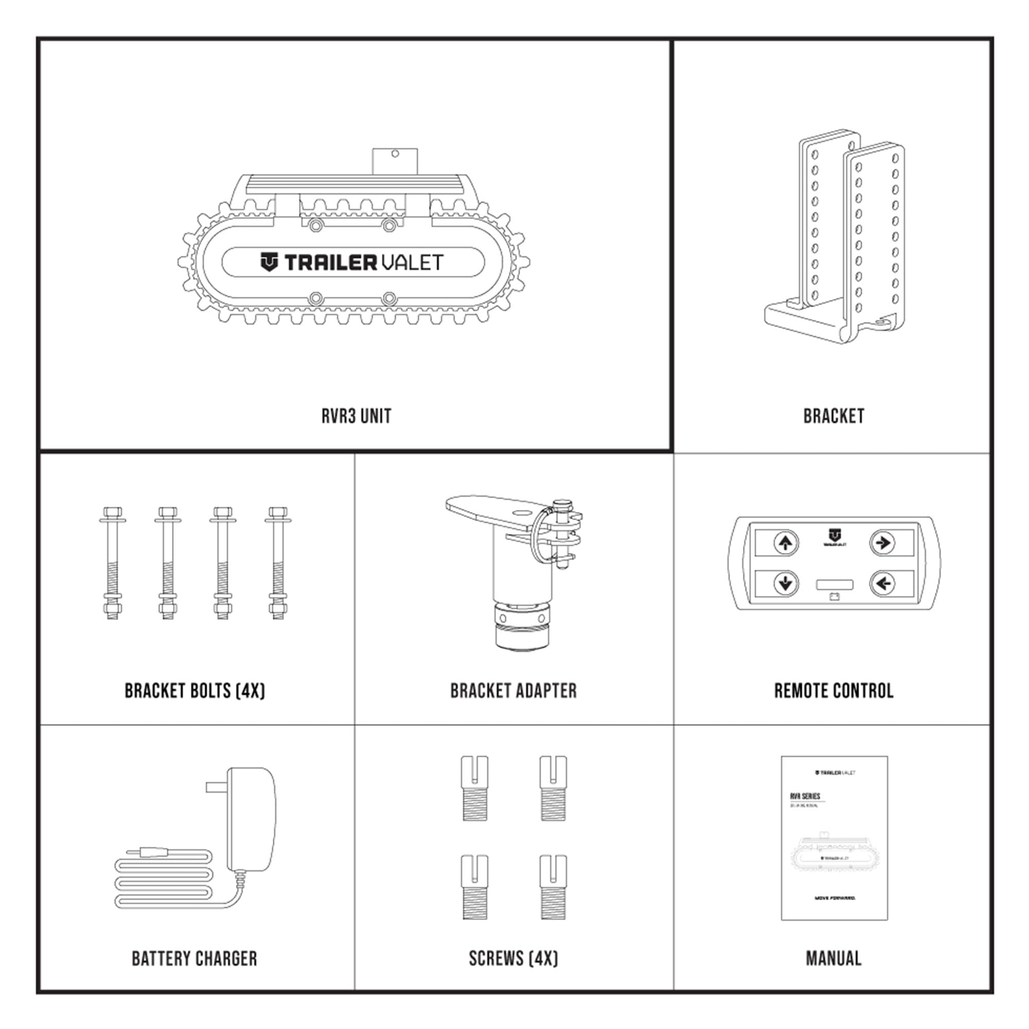 Trailer Valet RVR5 Remote-Controlled Electric Trailer Mover