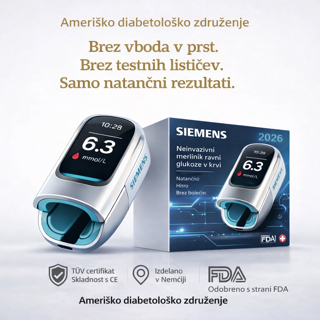 🔥 Poslovite se od igel in bolečine! Neinvazivni glukometer Siemens™ – enostavno in natančno merjenje ravni sladkorja kjerkoli in kadarkoli. 🔥