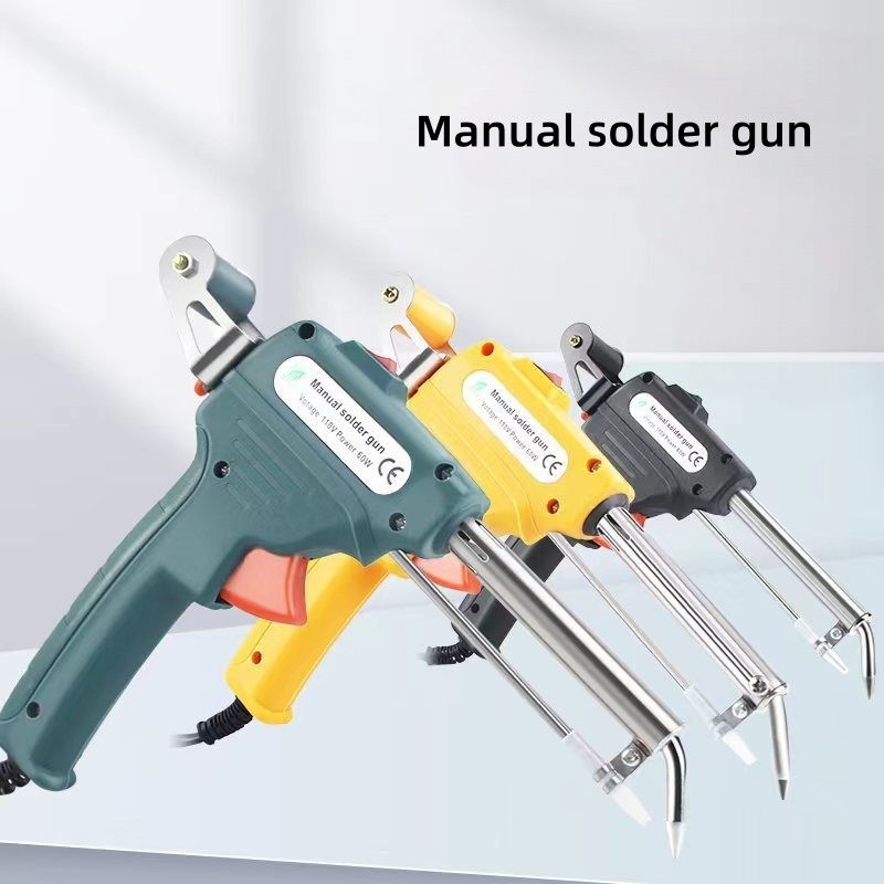 Manual solder gun