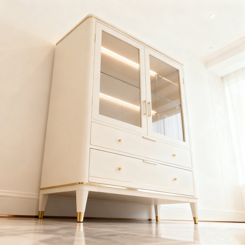 Modern &eacute;tkező t&aacute;rol&oacute;szekr&eacute;ny eleg&aacute;ns diz&aacute;jnnal